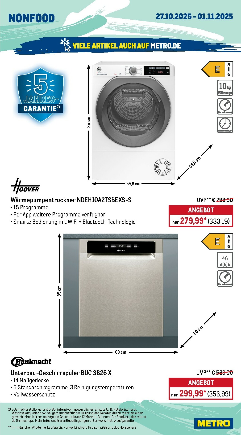 metro - Metro - Wochen-Angebote-Prospekt gültig vom 27.10. bis 01.11. - page: 19