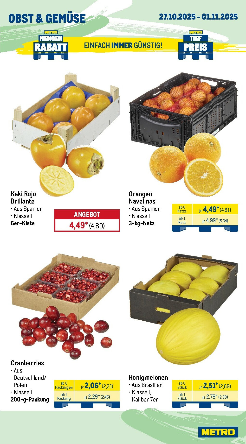metro - Metro - Wochen-Angebote-Prospekt gültig vom 27.10. bis 01.11. - page: 7