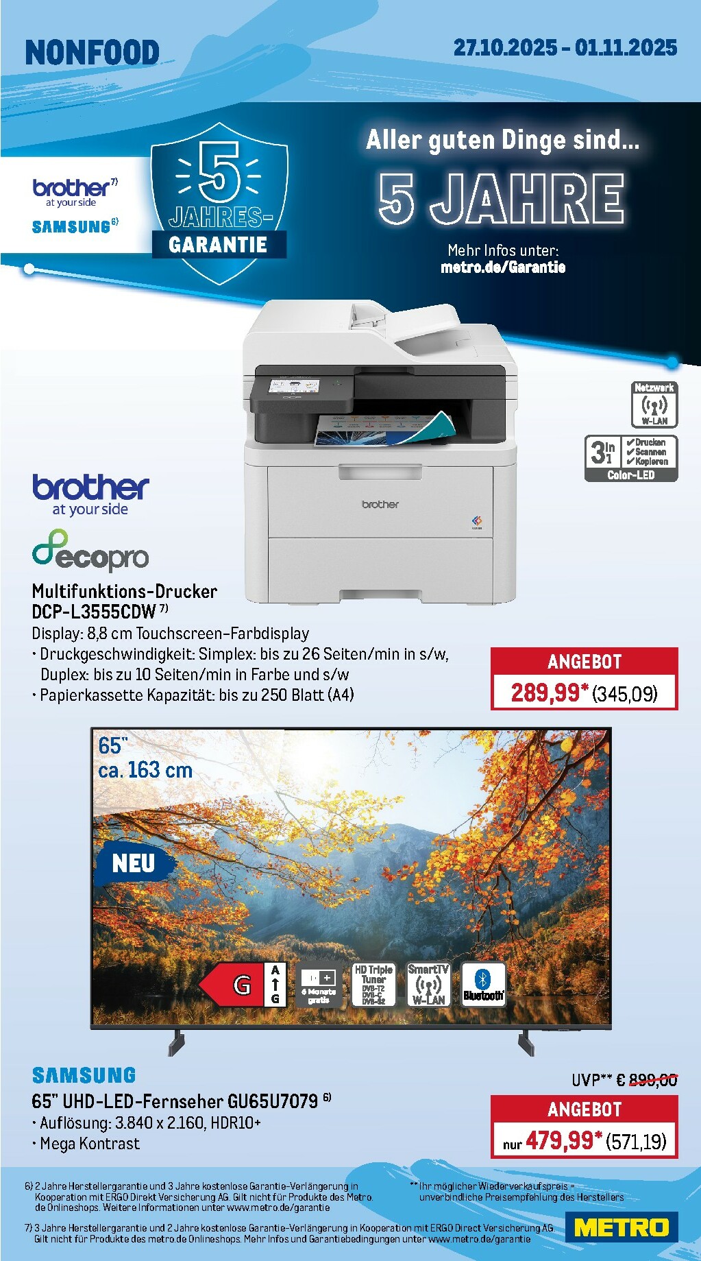 metro - Metro - Wochen-Angebote-Prospekt gültig vom 27.10. bis 01.11. - page: 25