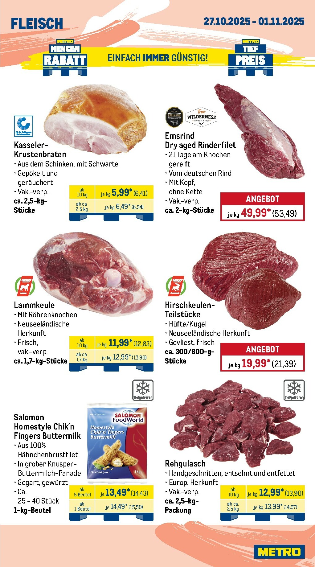 metro - Metro - Wochen-Angebote-Prospekt gültig vom 27.10. bis 01.11. - page: 3