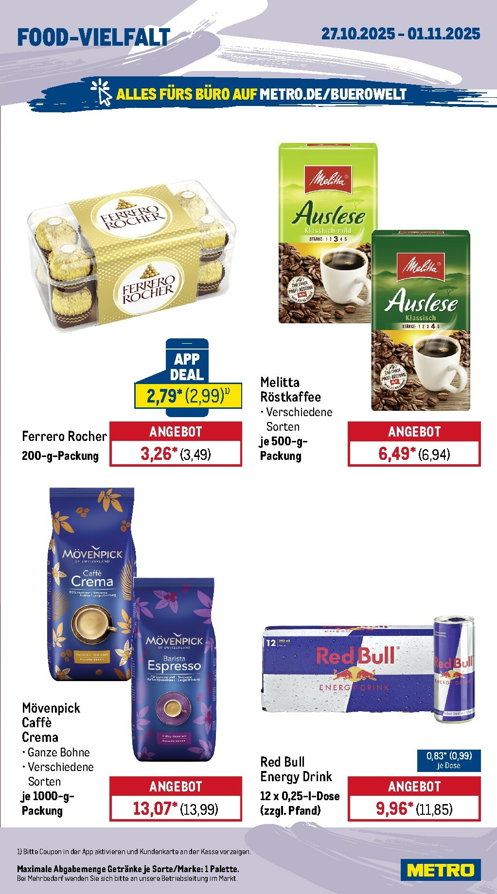 metro - Metro - Wochen-Angebote-Prospekt gültig vom 27.10. bis 01.11. - page: 15