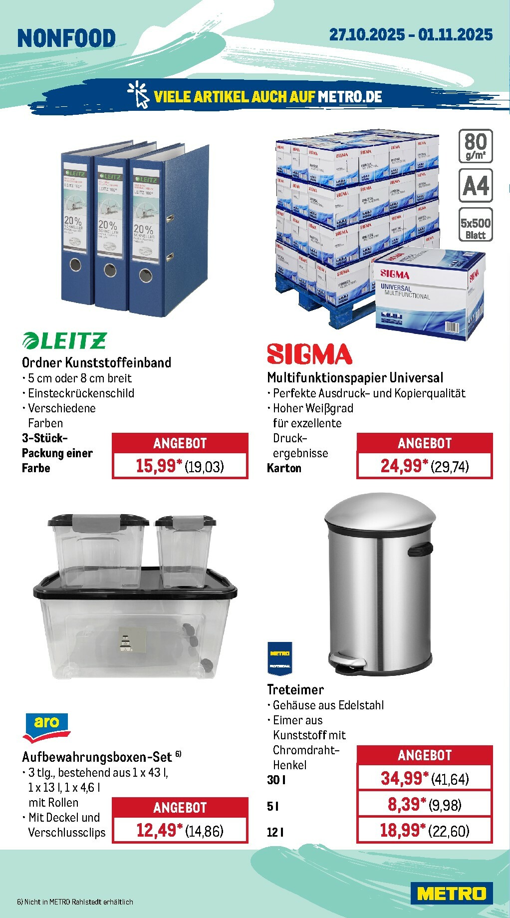metro - Metro - Wochen-Angebote-Prospekt gültig vom 27.10. bis 01.11. - page: 24