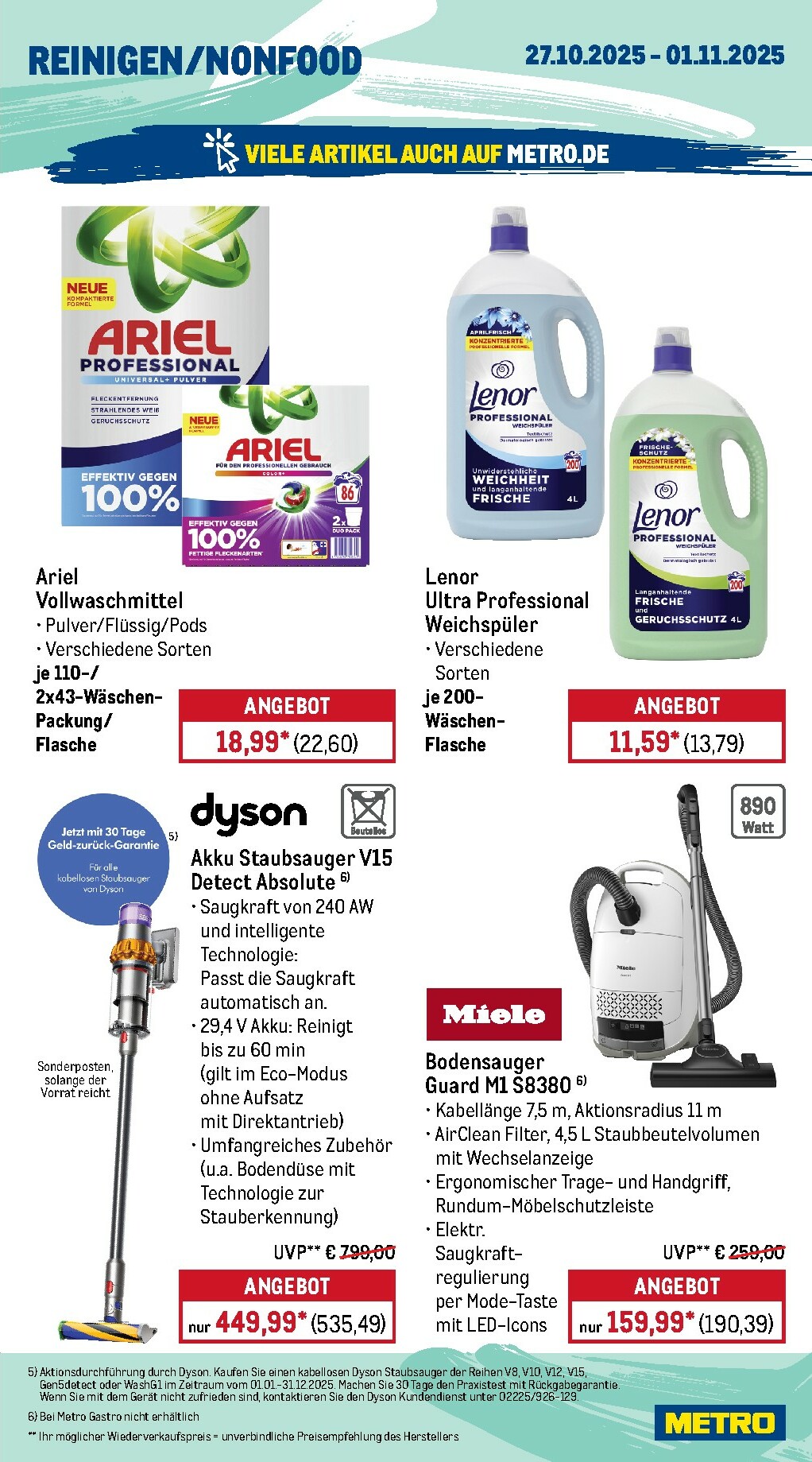 metro - Metro - Wochen-Angebote Gastro-Prospekt gültig vom 27.10. bis 01.11. - page: 17