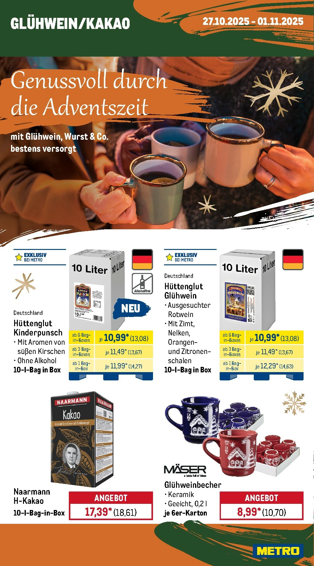 metro - Metro - Wochen-Angebote Gastro-Prospekt gültig vom 27.10. bis 01.11. - page: 12