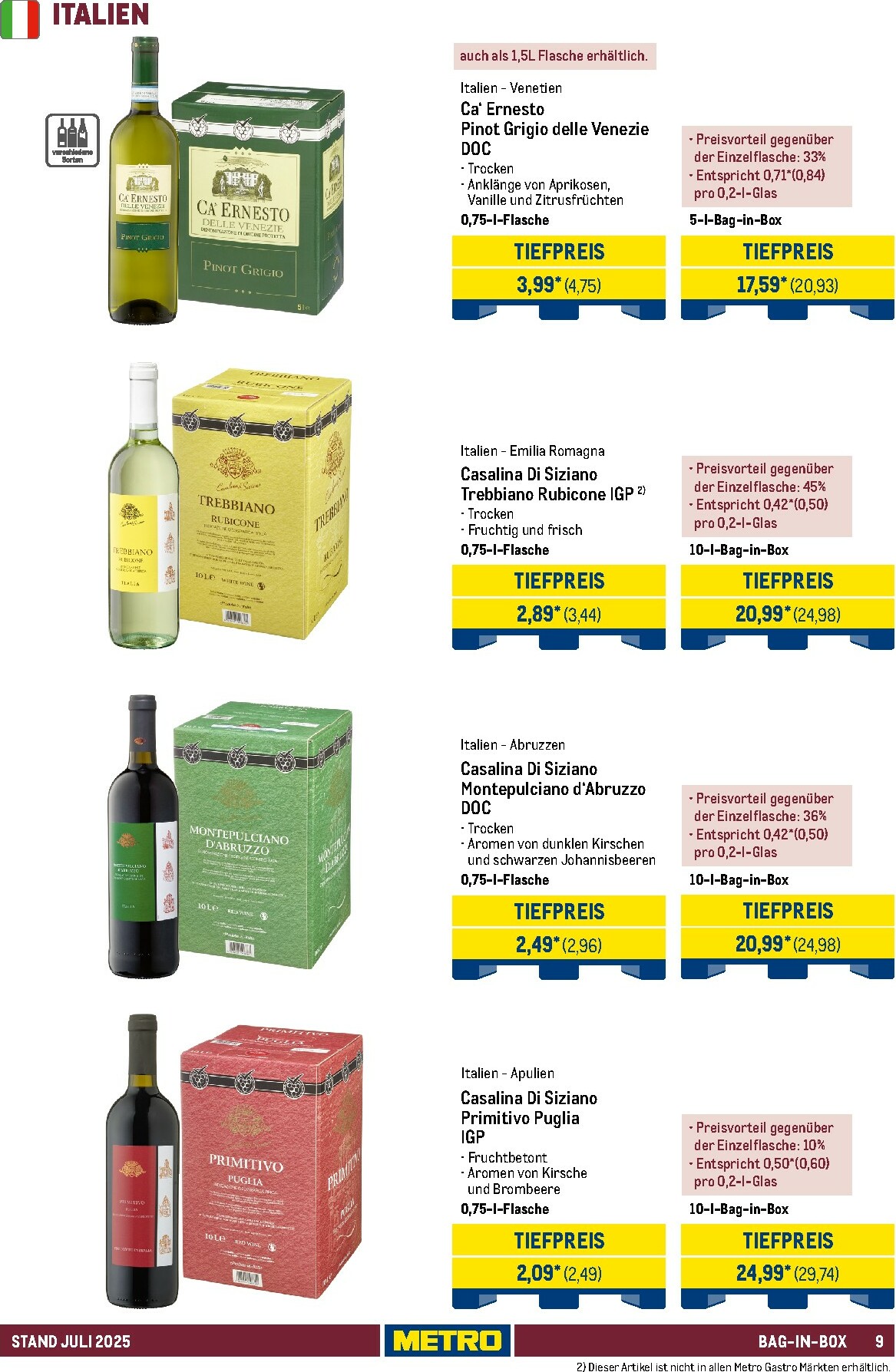 metro - Metro - Hauswein-Katalog-Prospekt gültig vom 01.07. bis 31.12. - page: 9