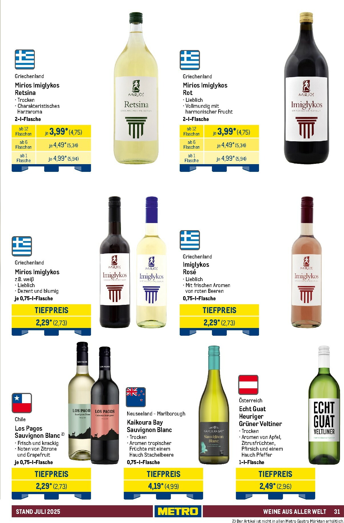 metro - Metro - Hauswein-Katalog-Prospekt gültig vom 01.07. bis 31.12. - page: 31