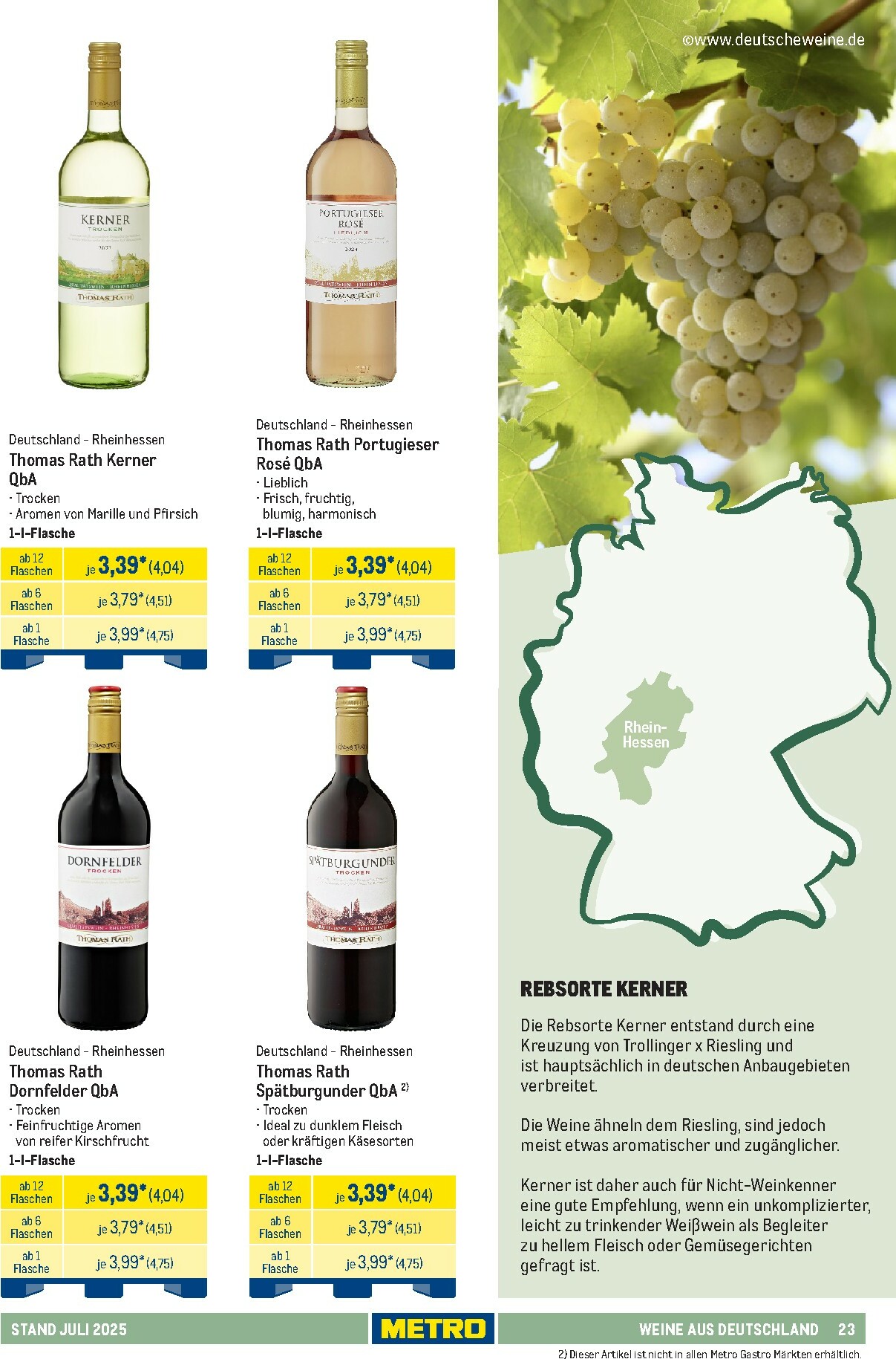metro - Metro - Hauswein-Katalog-Prospekt gültig vom 01.07. bis 31.12. - page: 23
