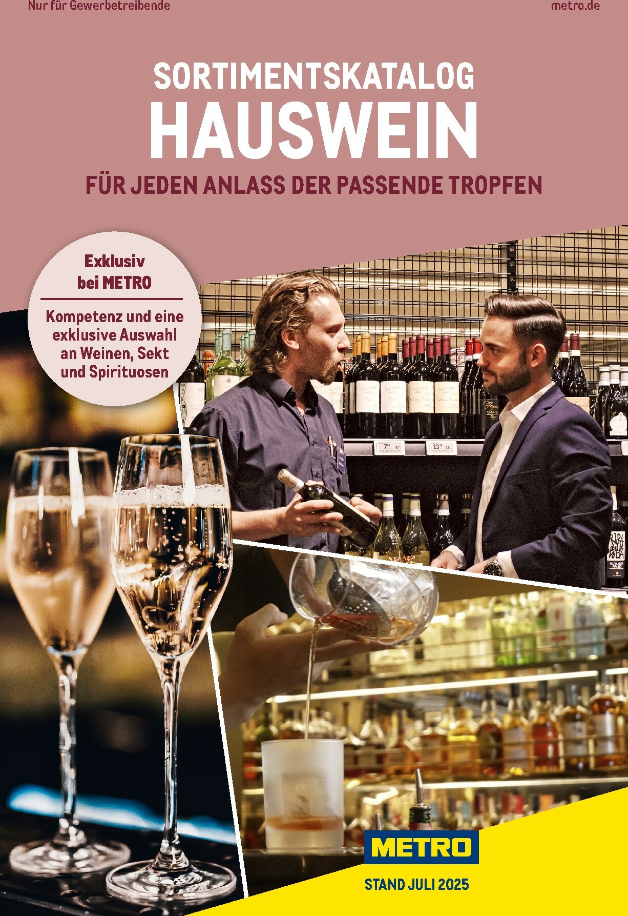 metro - Metro - Hauswein-Katalog-Prospekt gültig vom 01.07. bis 31.12. - page: 1