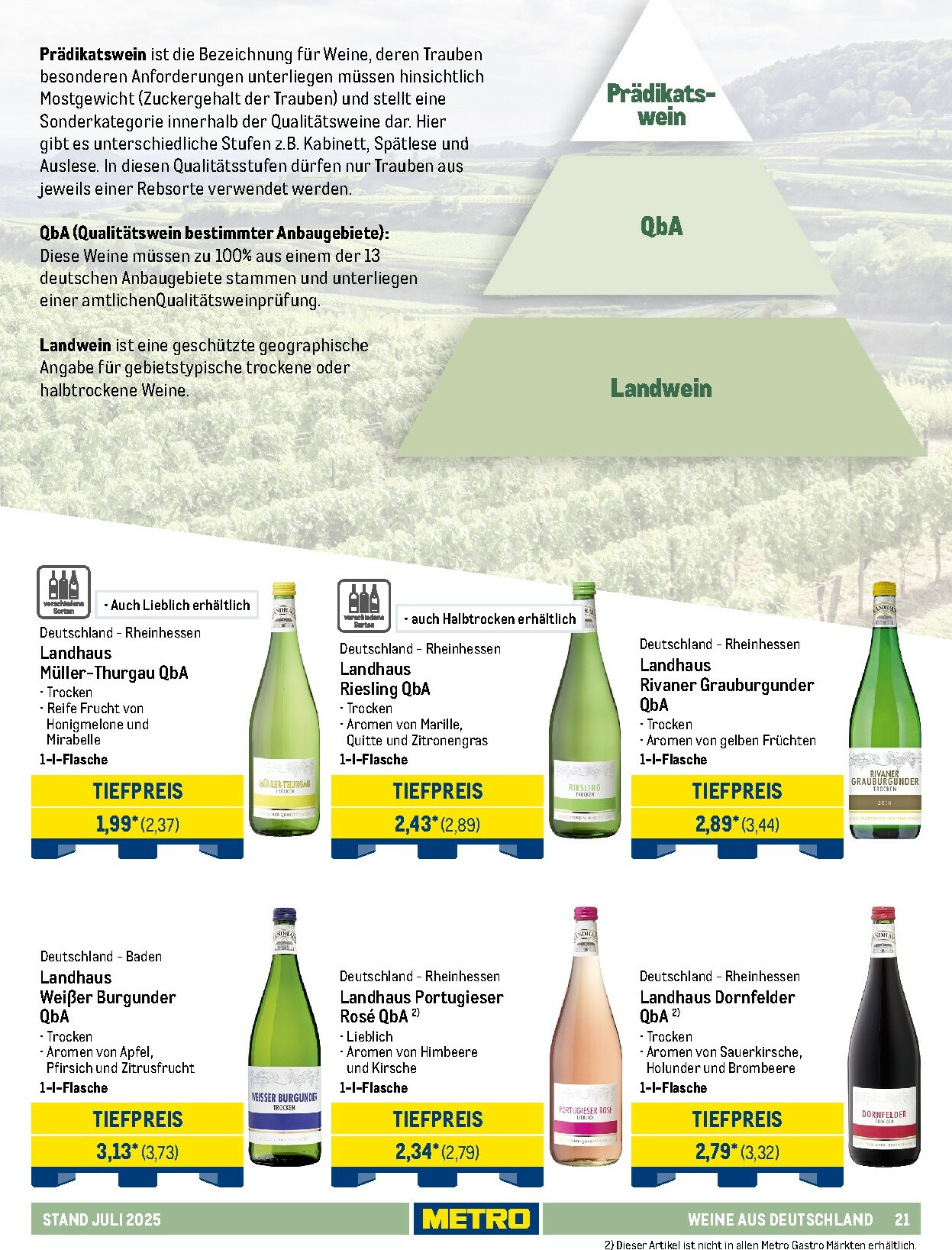 metro - Metro - Hauswein-Katalog-Prospekt gültig vom 01.07. bis 31.12. - page: 21