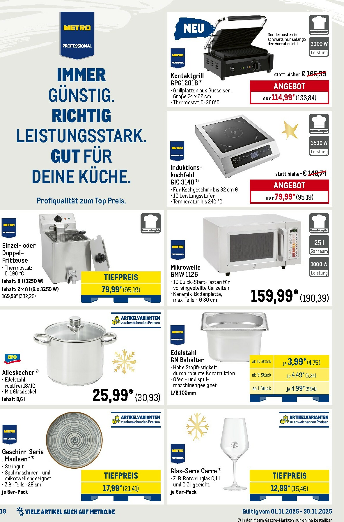 metro - Metro - Monats-Menü-Prospekt gültig vom 01.11. bis 30.11. - page: 18