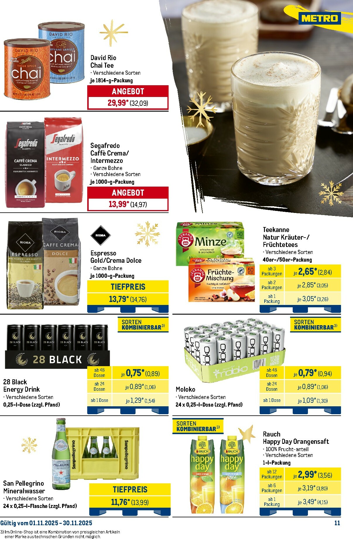 metro - Metro - Monats-Menü-Prospekt gültig vom 01.11. bis 30.11. - page: 11