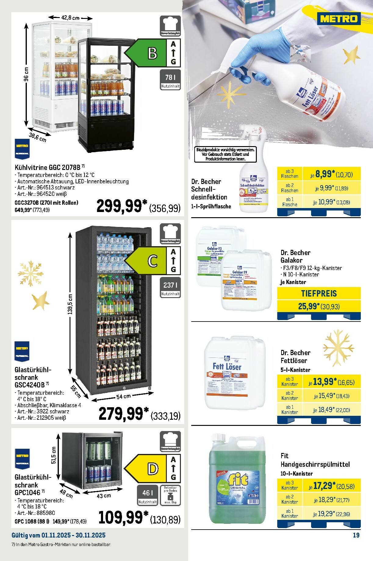 metro - Metro - Monats-Menü-Prospekt gültig vom 01.11. bis 30.11. - page: 19