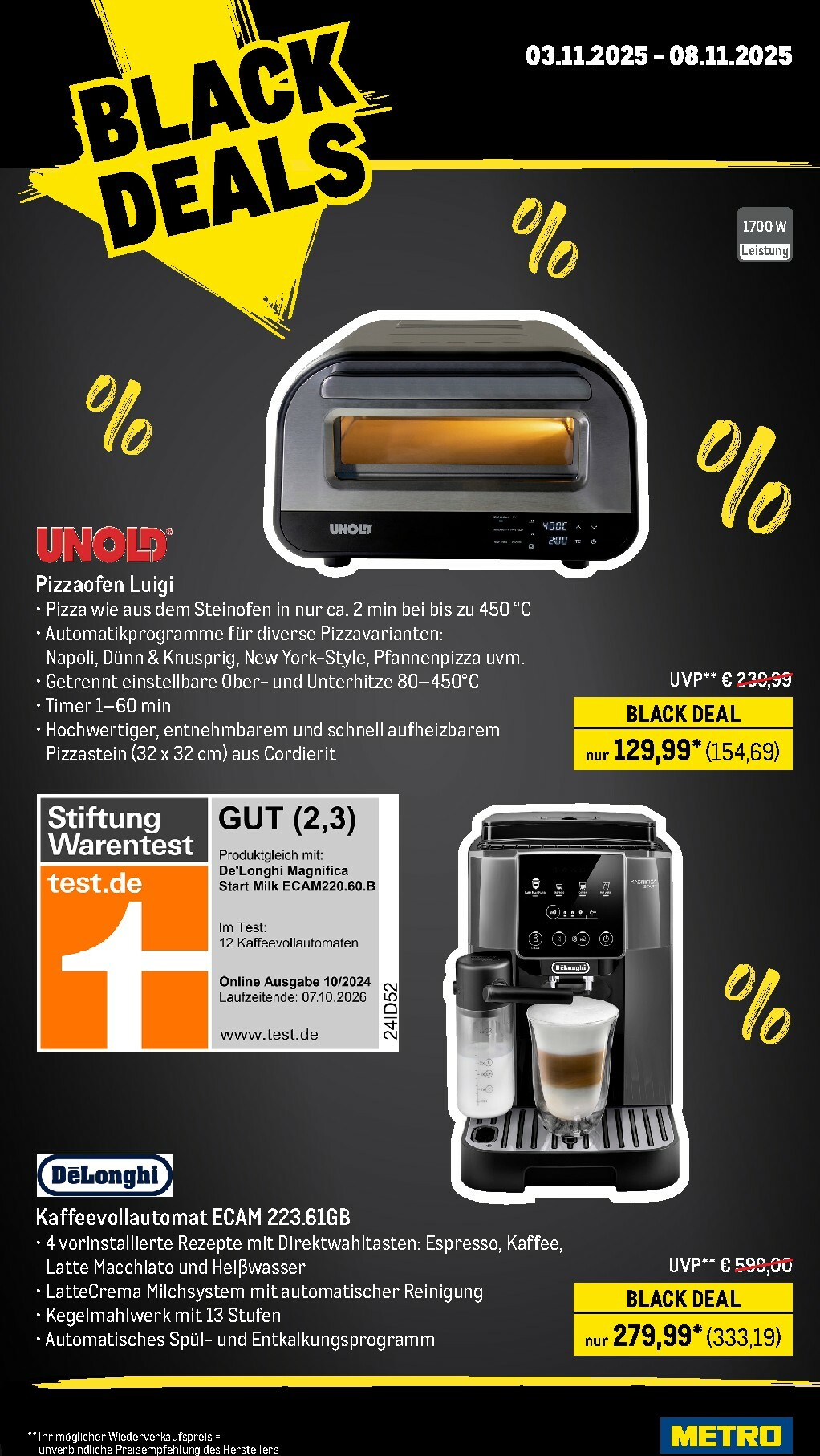 metro - Metro - Wochen-Angebote-Prospekt gültig vom 03.11. bis 08.11. - page: 22