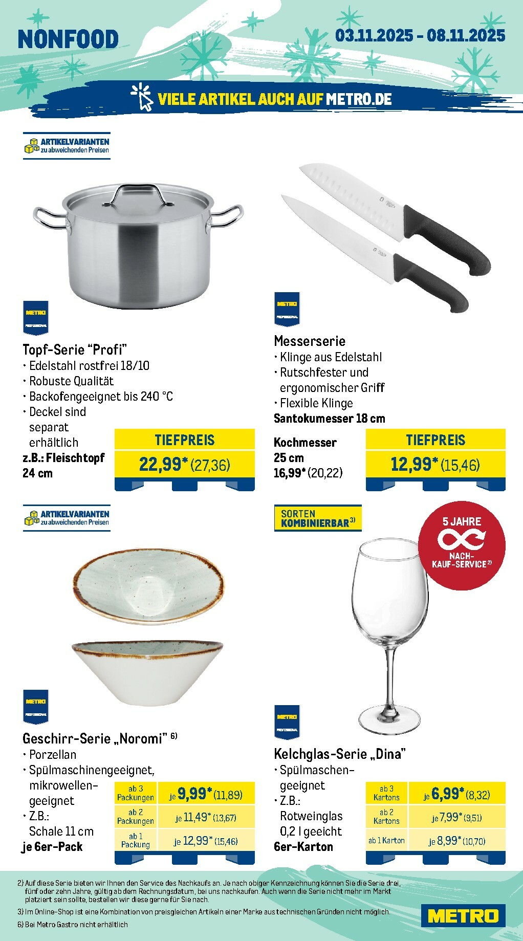 metro - Metro - Wochen-Angebote Gastro-Prospekt gültig vom 03.11. bis 08.11. - page: 21