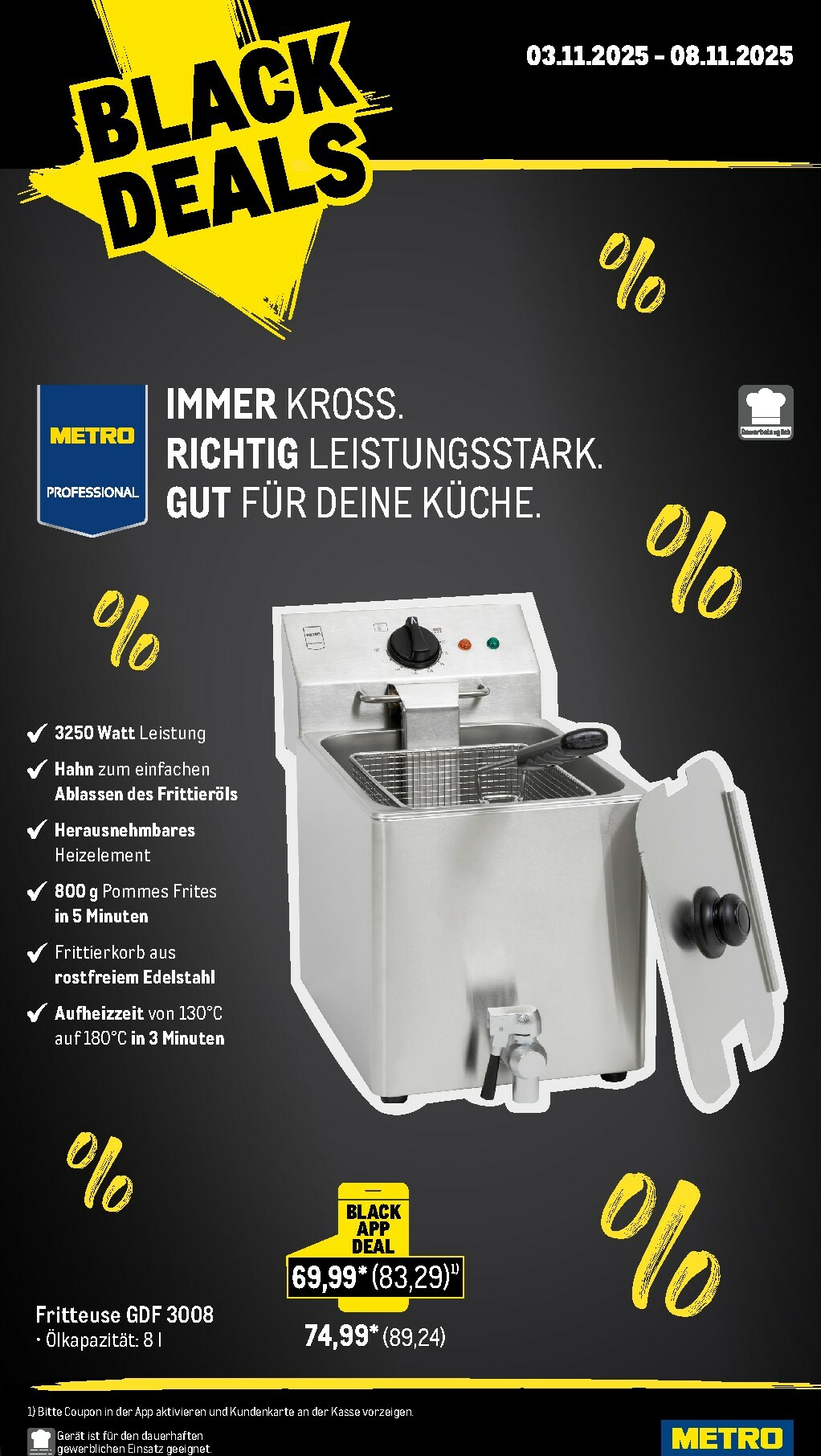 metro - Metro - Wochen-Angebote Gastro-Prospekt gültig vom 03.11. bis 08.11. - page: 11