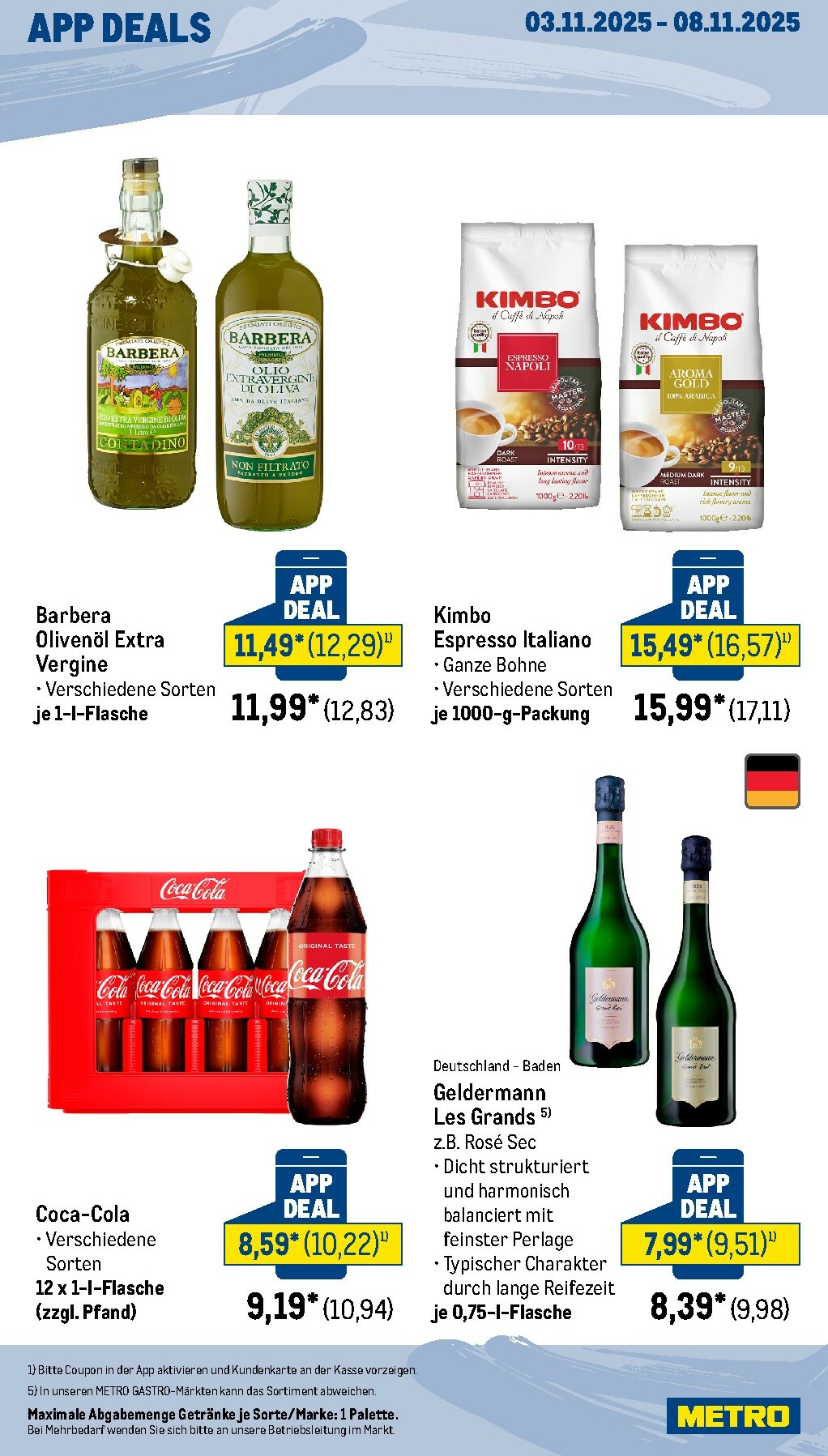 metro - Metro - App-Deals-Prospekt gültig vom 03.11. bis 08.11. - page: 2