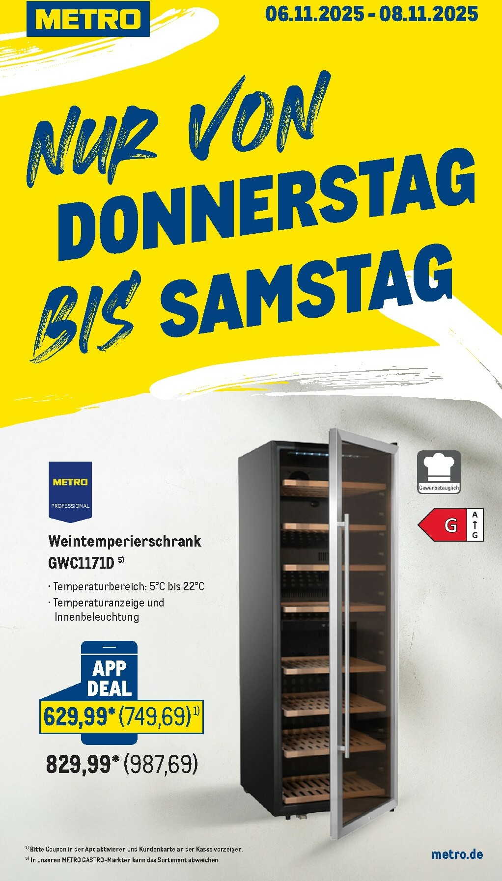 metro - Metro - App-Deals-Prospekt gültig vom 03.11. bis 08.11. - page: 3
