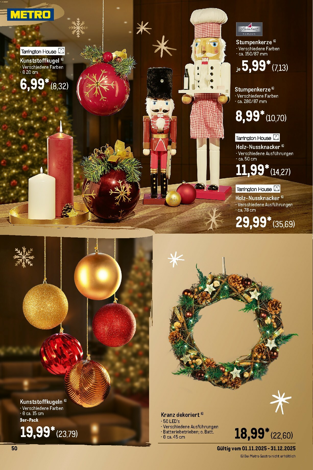 metro - Metro - Saisonkatalog "Festliche Momente"-Prospekt gültig vom 01.11. bis 31.12. - page: 58