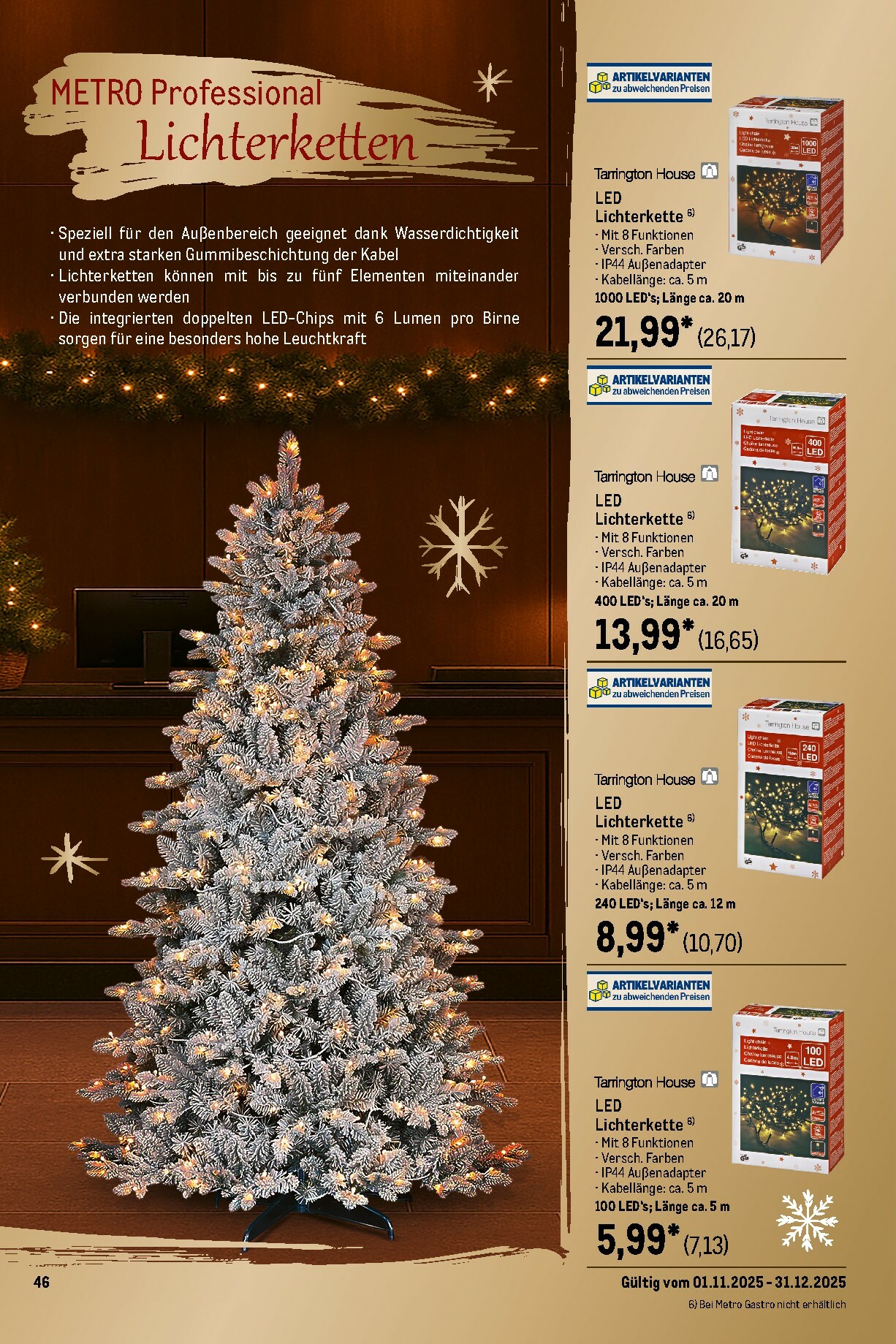 metro - Metro - Saisonkatalog "Festliche Momente"-Prospekt gültig vom 01.11. bis 31.12. - page: 54