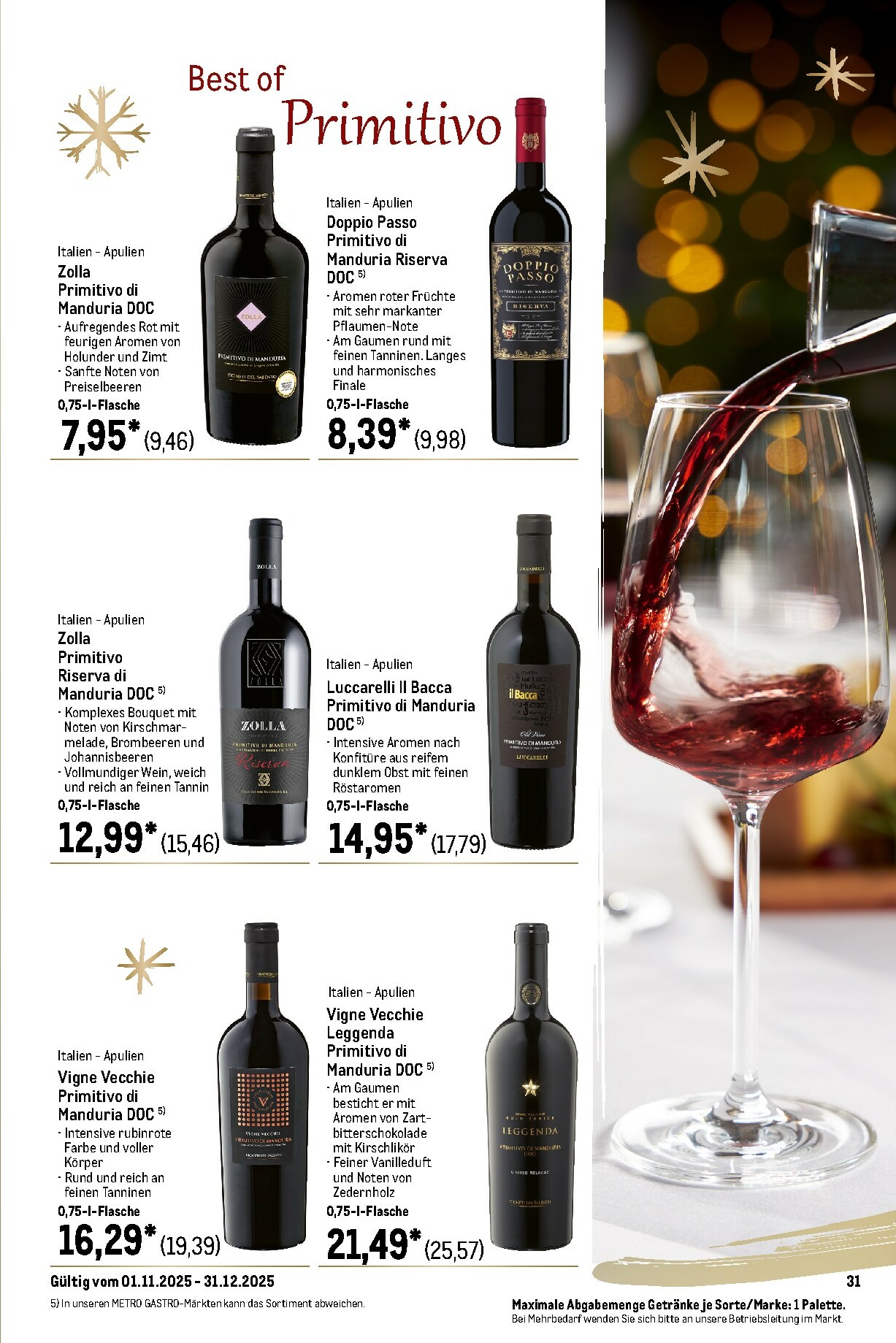 metro - Metro - Saisonkatalog "Festliche Momente"-Prospekt gültig vom 01.11. bis 31.12. - page: 31