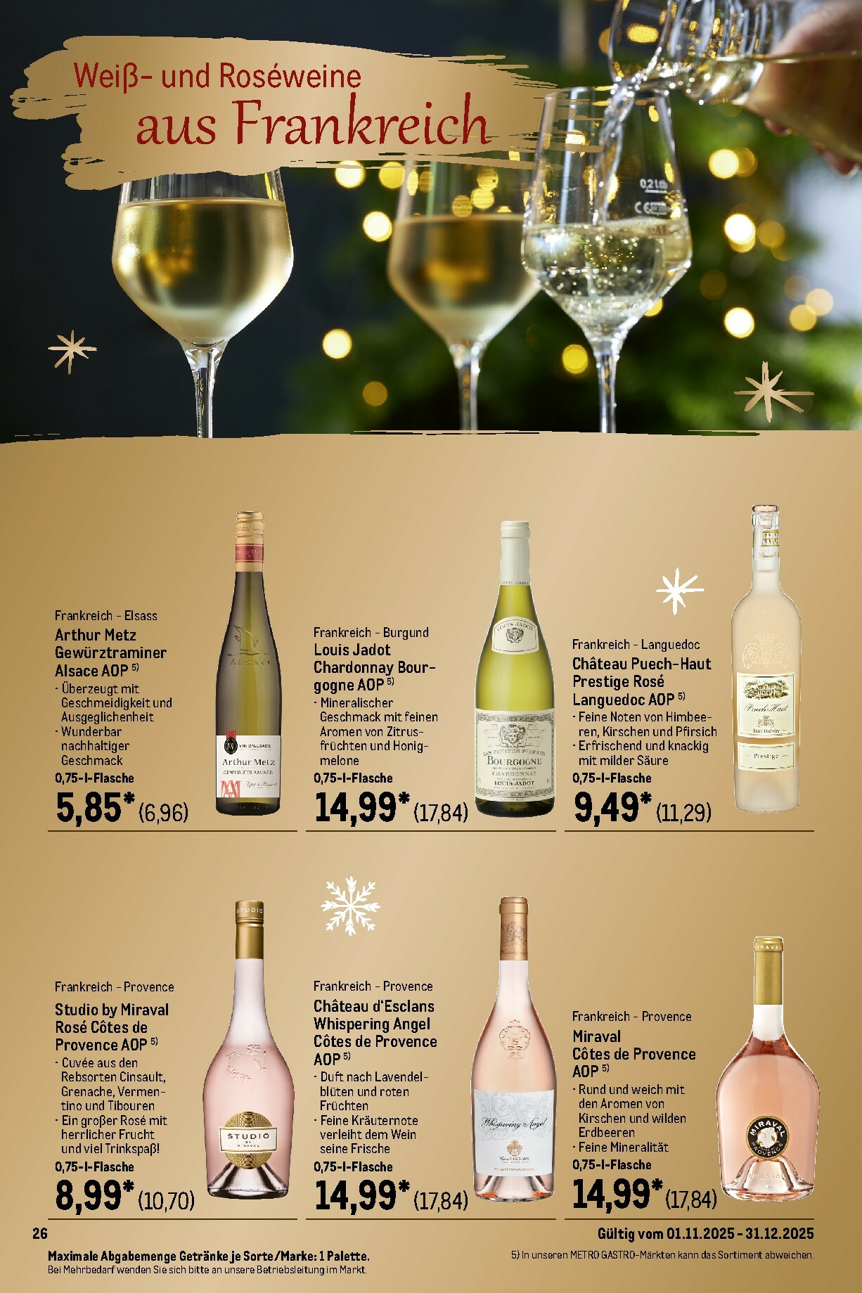 metro - Metro - Saisonkatalog "Festliche Momente"-Prospekt gültig vom 01.11. bis 31.12. - page: 26
