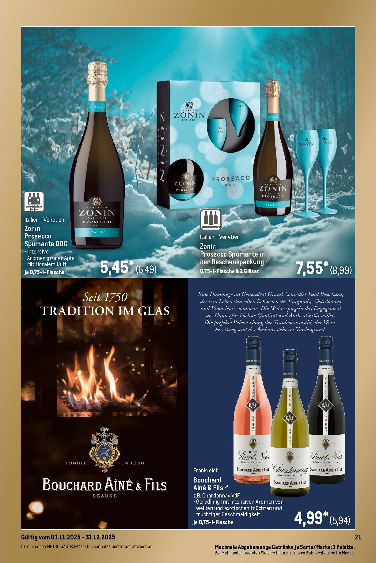 metro - Metro - Saisonkatalog "Festliche Momente"-Prospekt gültig vom 01.11. bis 31.12. - page: 21