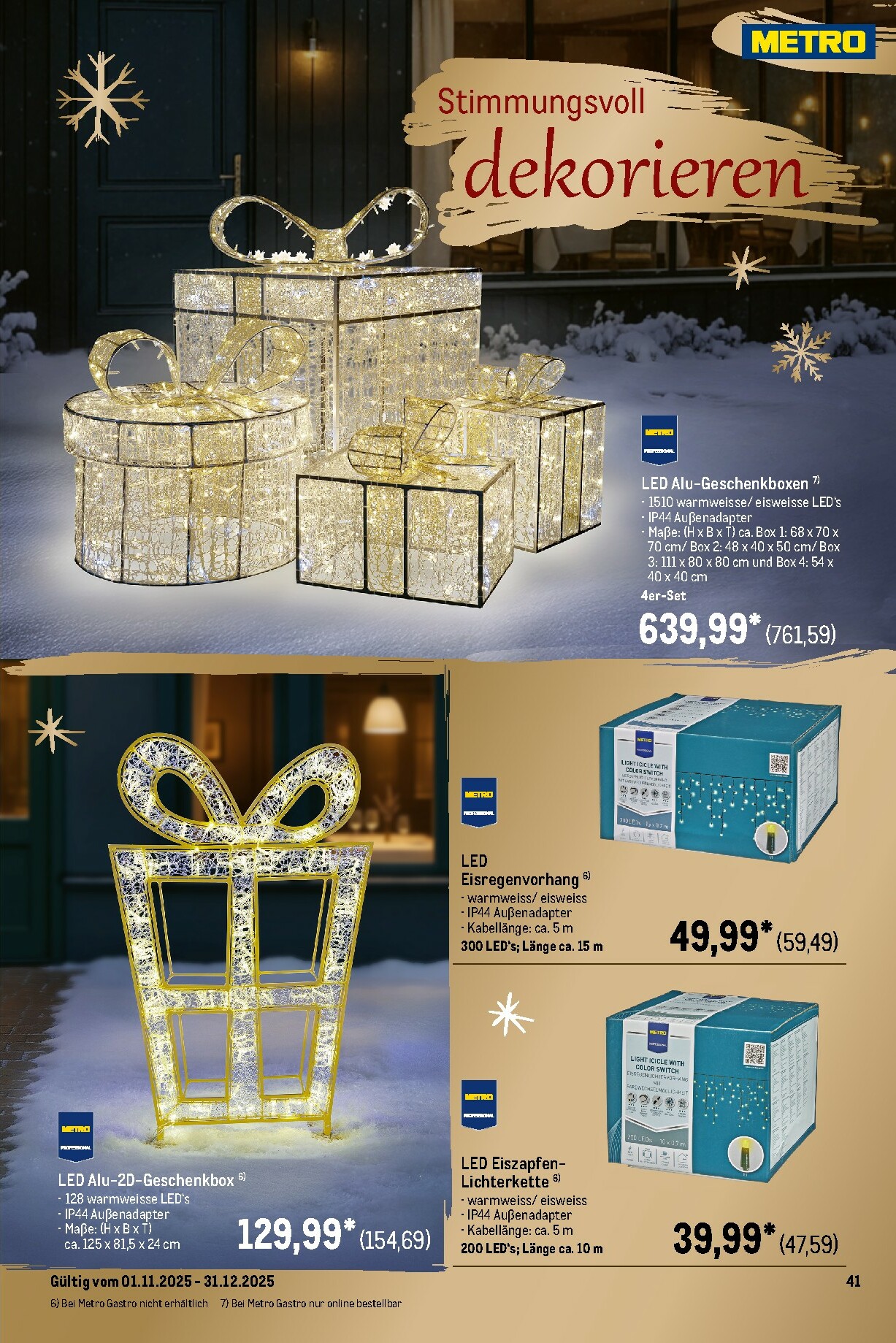 metro - Metro - Saisonkatalog "Festliche Momente"-Prospekt gültig vom 01.11. bis 31.12. - page: 49