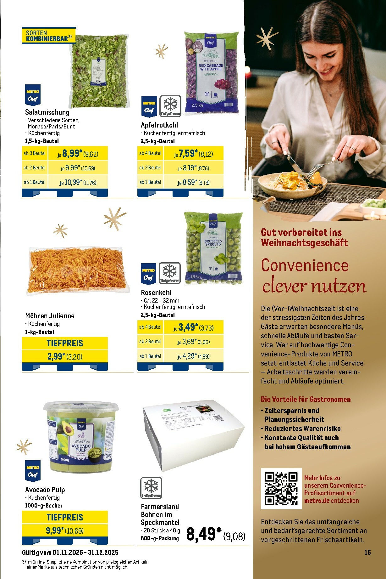 metro - Metro - Saisonkatalog "Festliche Momente"-Prospekt gültig vom 01.11. bis 31.12. - page: 15