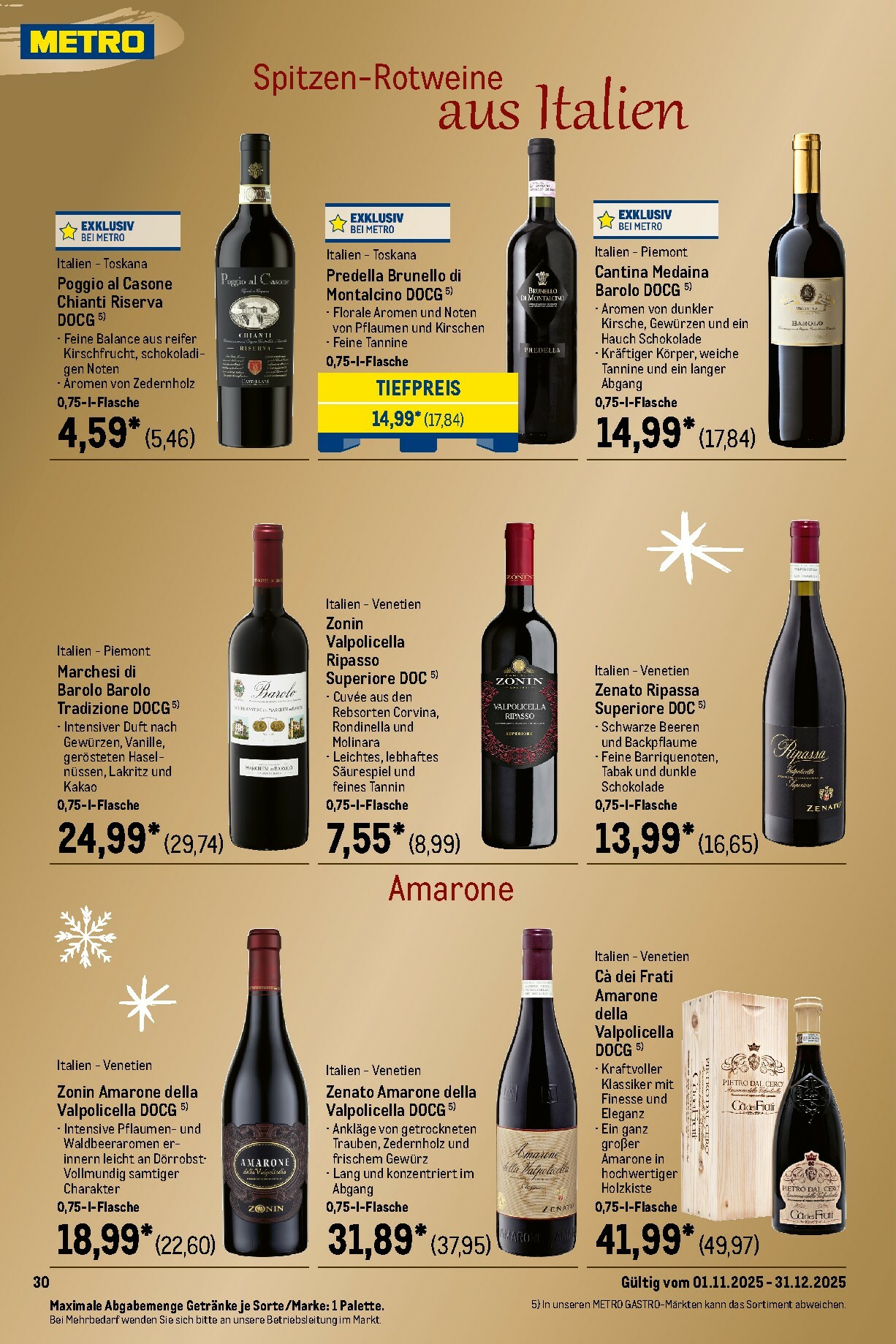 metro - Metro - Saisonkatalog "Festliche Momente"-Prospekt gültig vom 01.11. bis 31.12. - page: 30