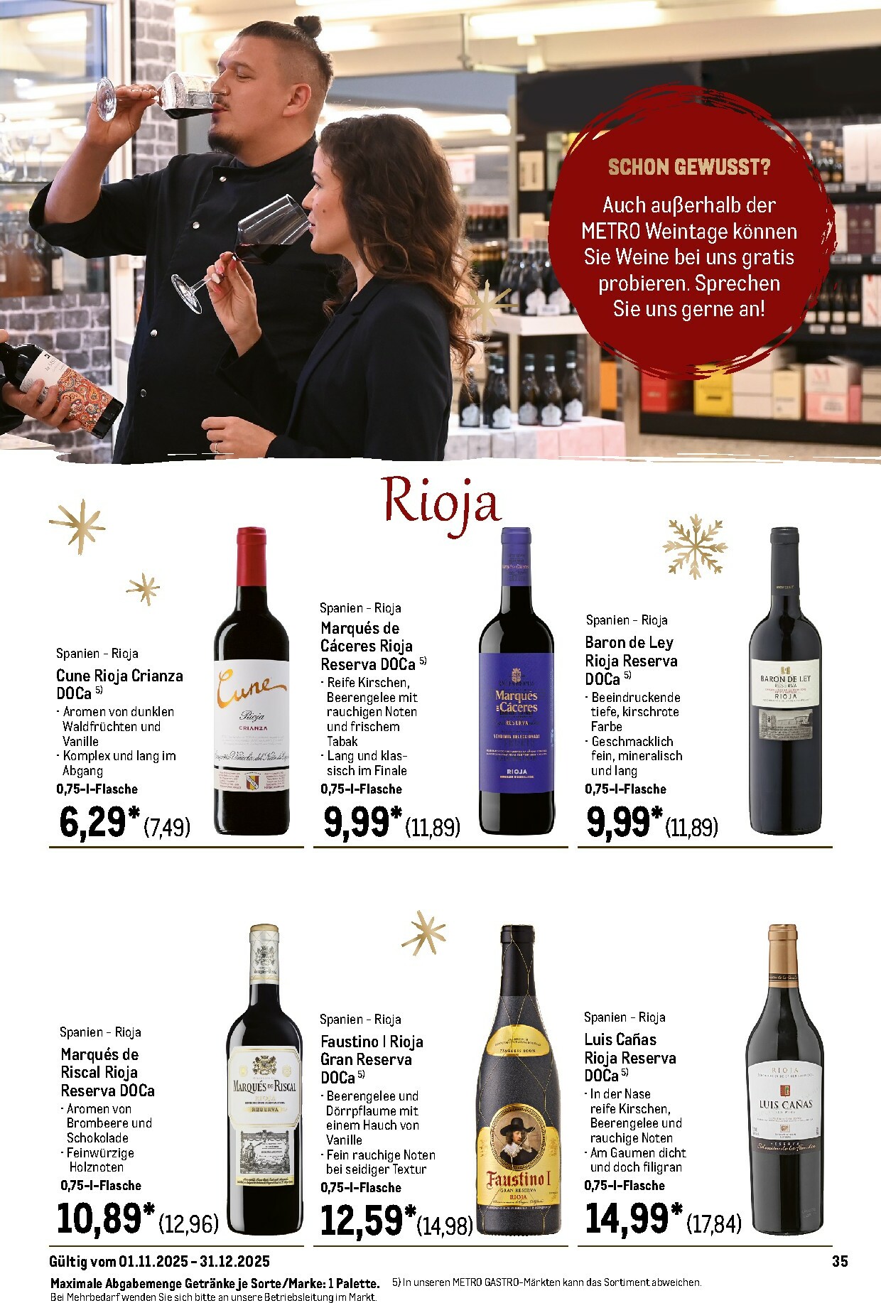 metro - Metro - Saisonkatalog "Festliche Momente"-Prospekt gültig vom 01.11. bis 31.12. - page: 35