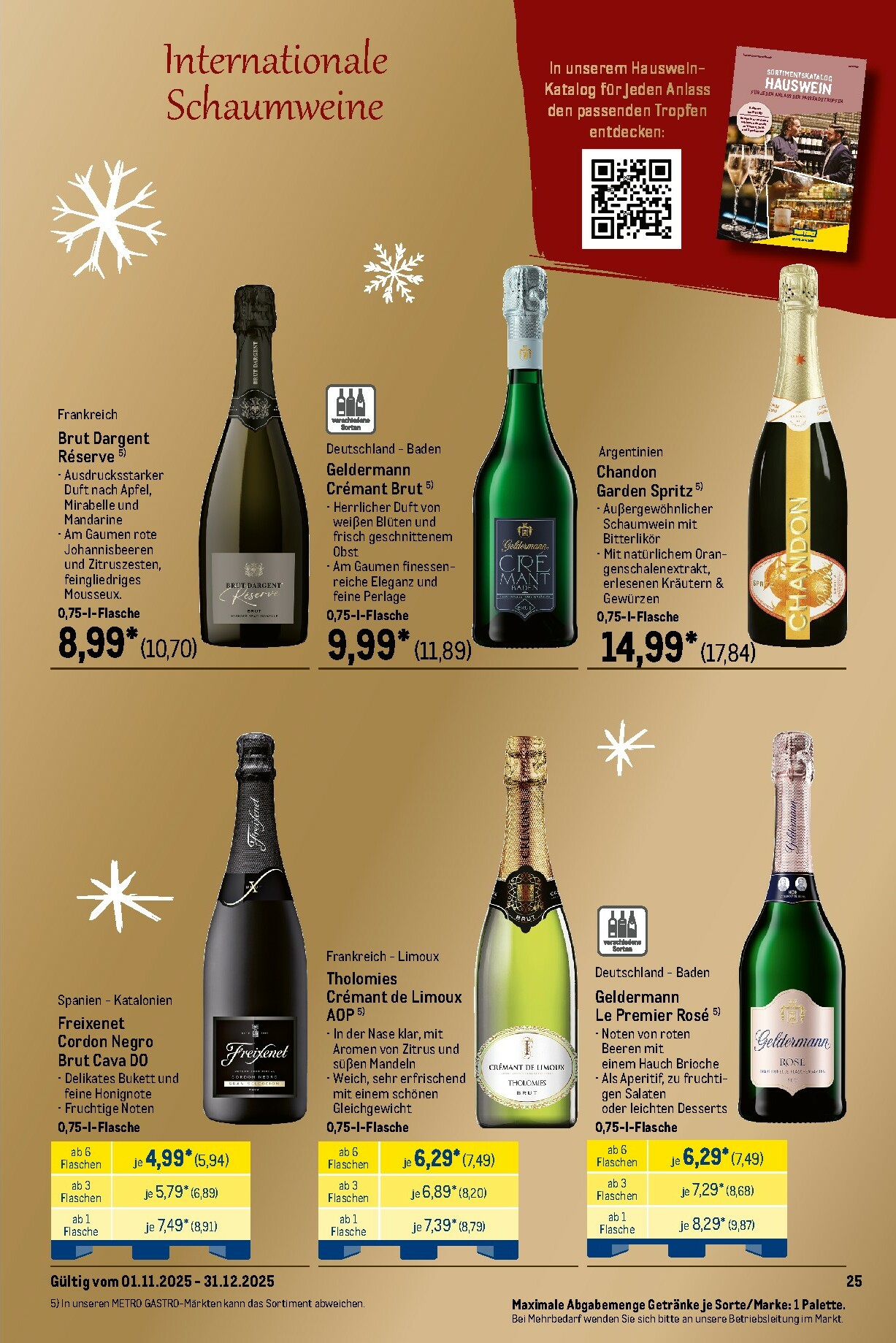 metro - Metro - Saisonkatalog "Festliche Momente"-Prospekt gültig vom 01.11. bis 31.12. - page: 25