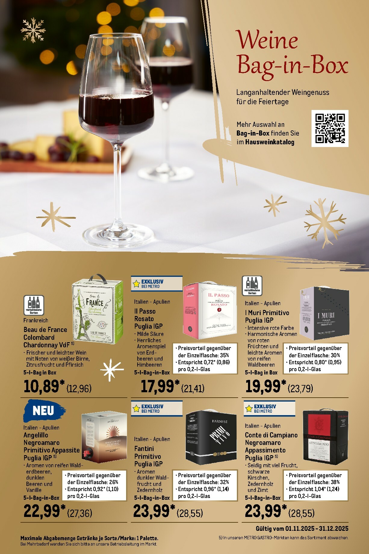 metro - Metro - Saisonkatalog "Festliche Momente"-Prospekt gültig vom 01.11. bis 31.12. - page: 39