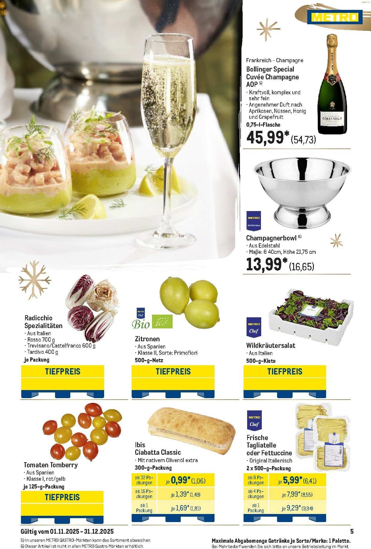 metro - Metro - Saisonkatalog "Festliche Momente"-Prospekt gültig vom 01.11. bis 31.12. - page: 5