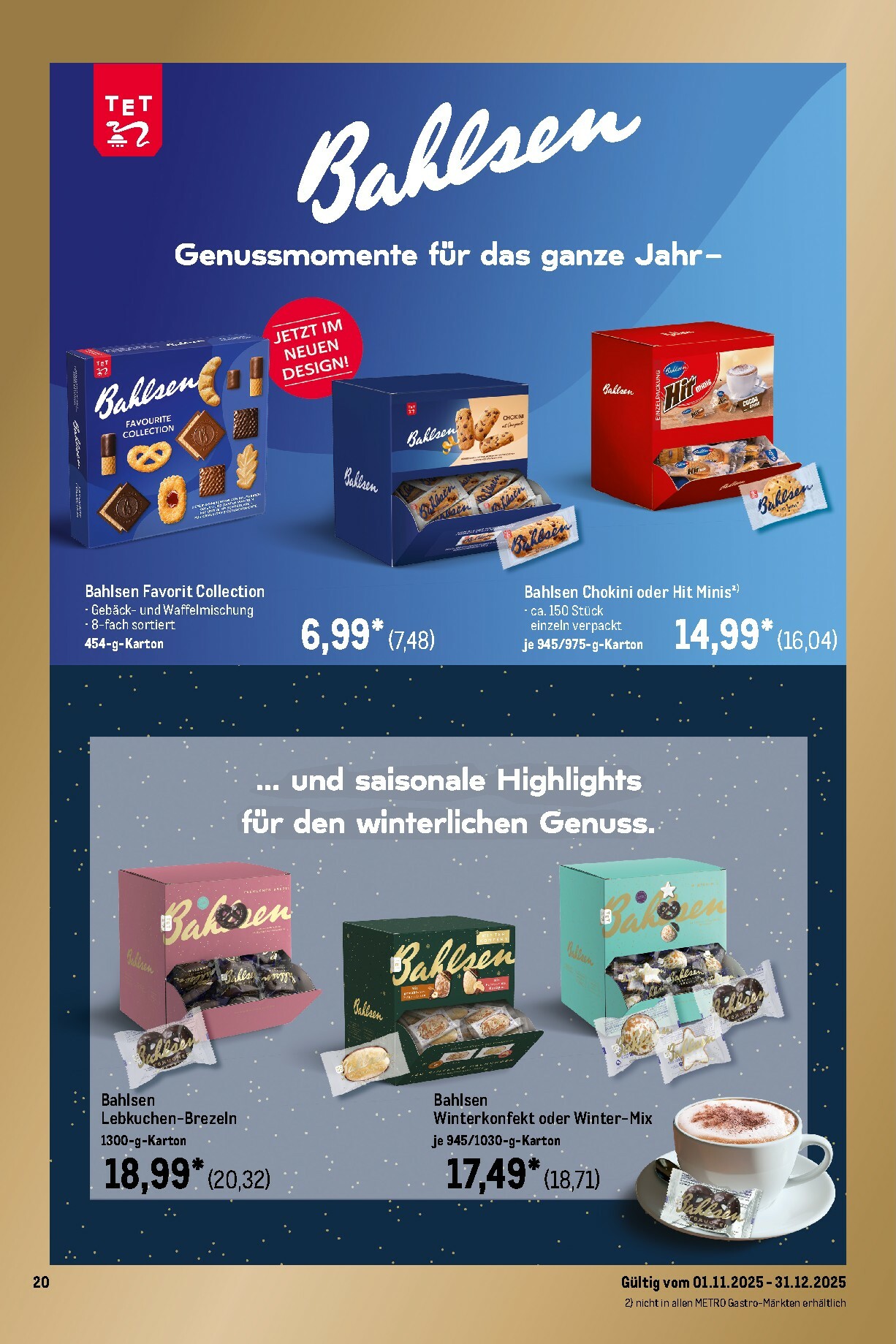 metro - Metro - Saisonkatalog "Festliche Momente"-Prospekt gültig vom 01.11. bis 31.12. - page: 20