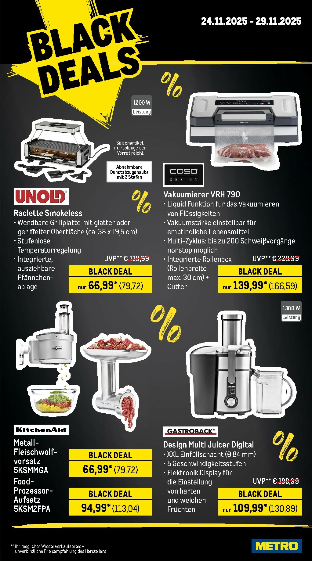 metro - Metro - Wochen-Angebote-Prospekt gültig vom 24.11. bis 29.11. - page: 22