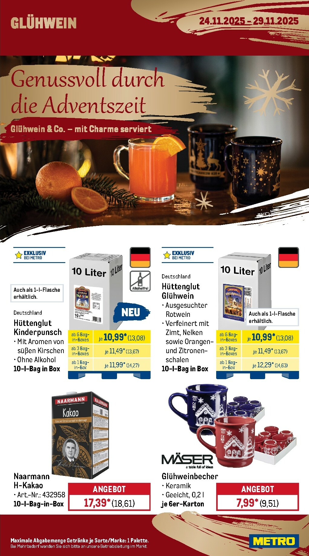 metro - Metro - Wochen-Angebote-Prospekt gültig vom 24.11. bis 29.11. - page: 18