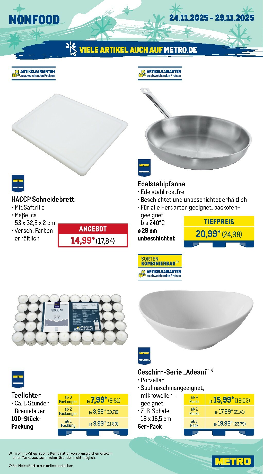metro - Metro - Wochen-Angebote Gastro-Prospekt gültig vom 24.11. bis 29.11. - page: 21
