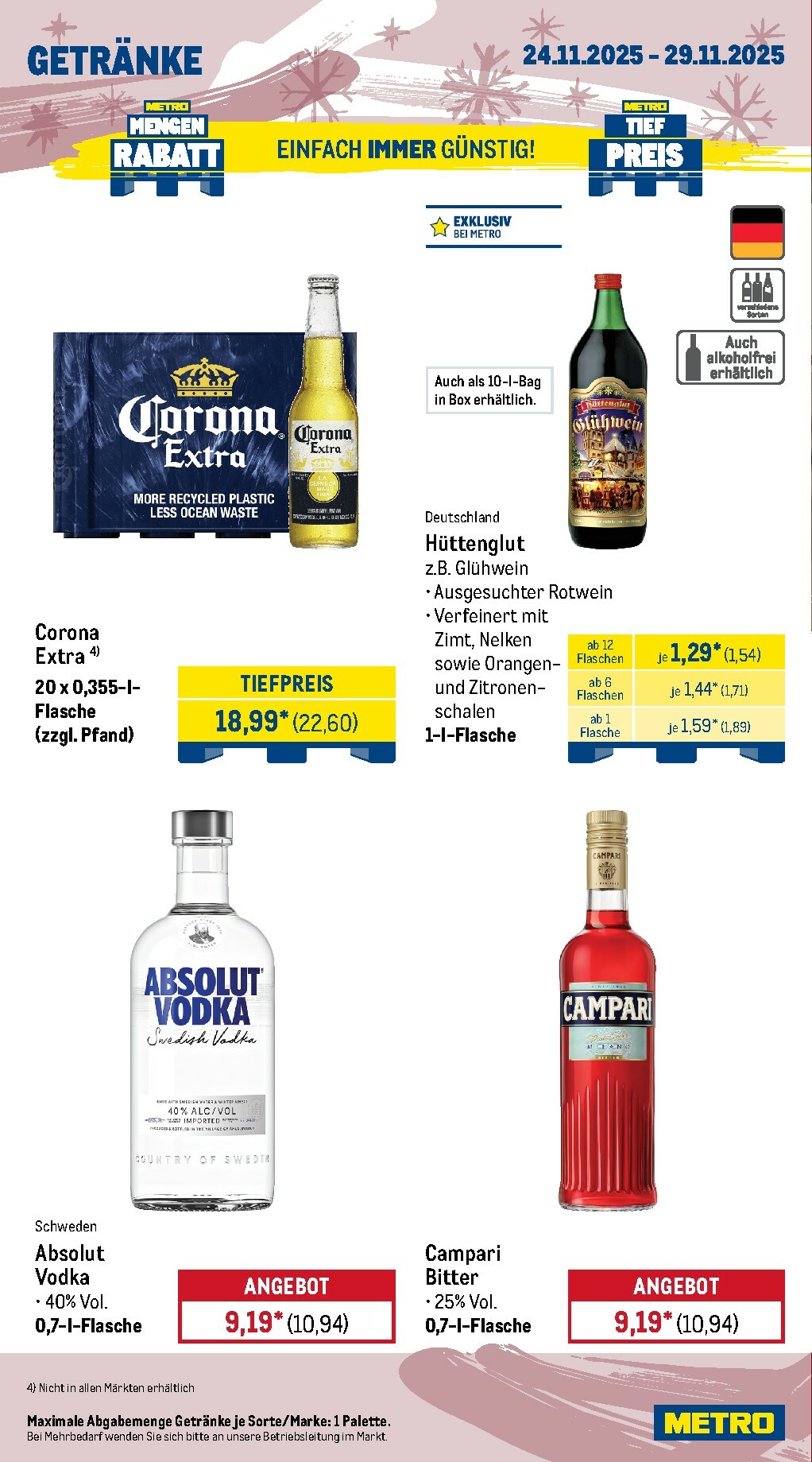 metro - Metro - Wochen-Angebote Gastro-Prospekt gültig vom 24.11. bis 29.11. - page: 17