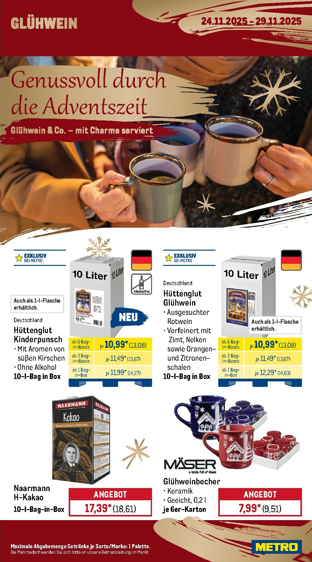 metro - Metro - Wochen-Angebote Gastro-Prospekt gültig vom 24.11. bis 29.11. - page: 18