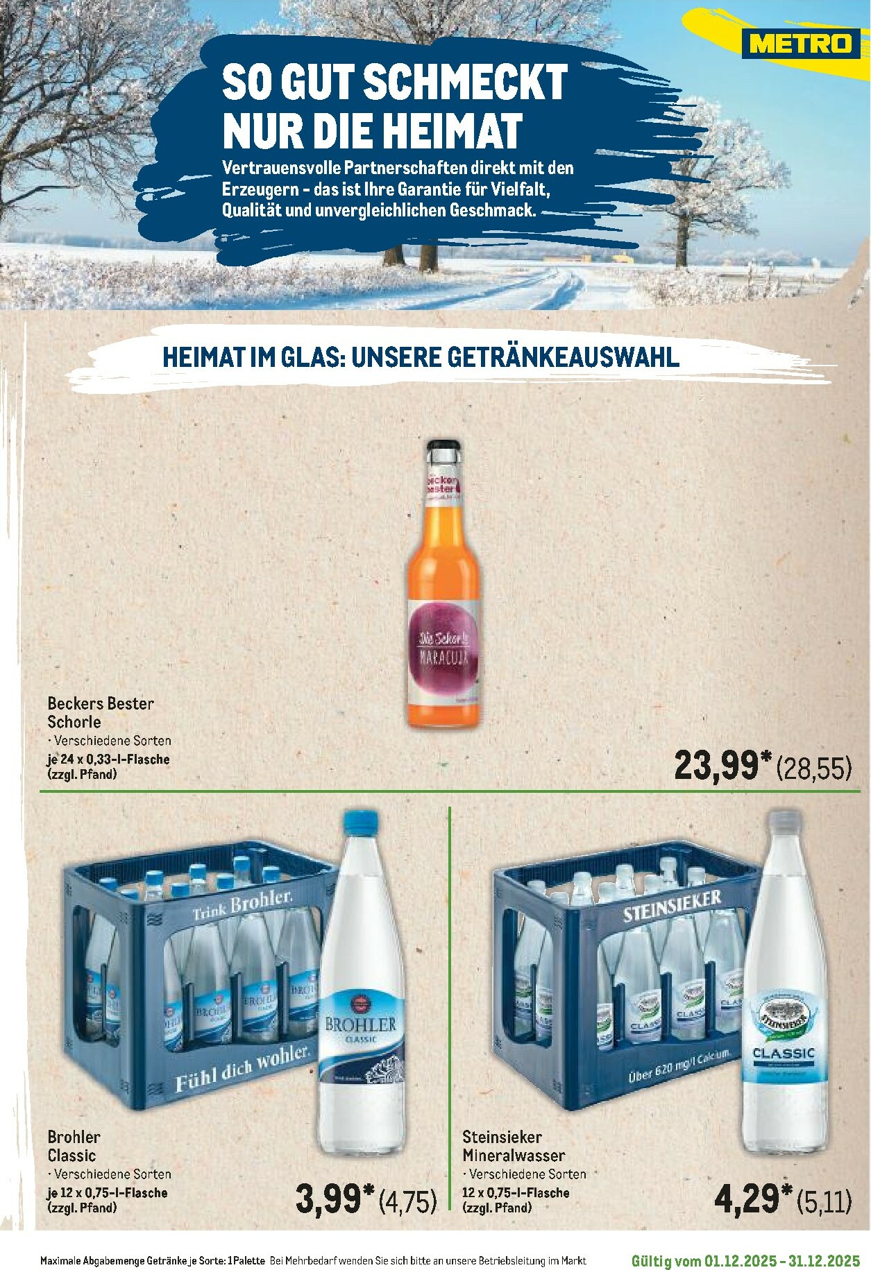 metro - Metro - Regionaler Flyer-Prospekt gültig vom 01.12. bis 31.12. - page: 9
