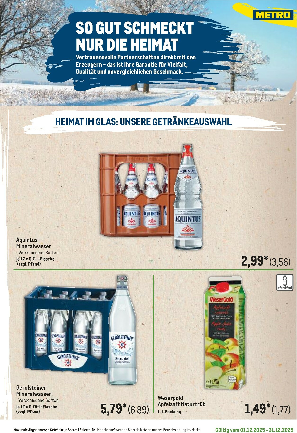 metro - Metro - Regionaler Flyer-Prospekt gültig vom 01.12. bis 31.12. - page: 25