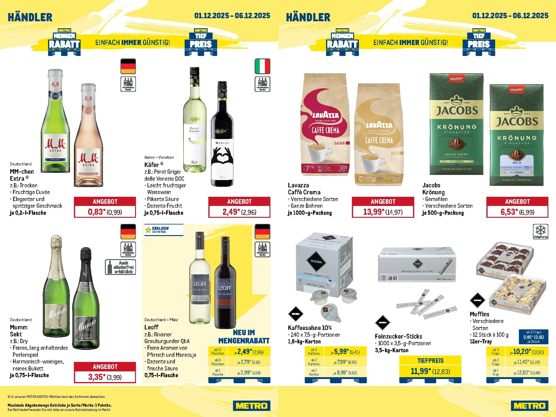 metro - Metro - Wochen-Angebote Händler-Prospekt gültig vom 01.12. bis 06.12. - page: 4