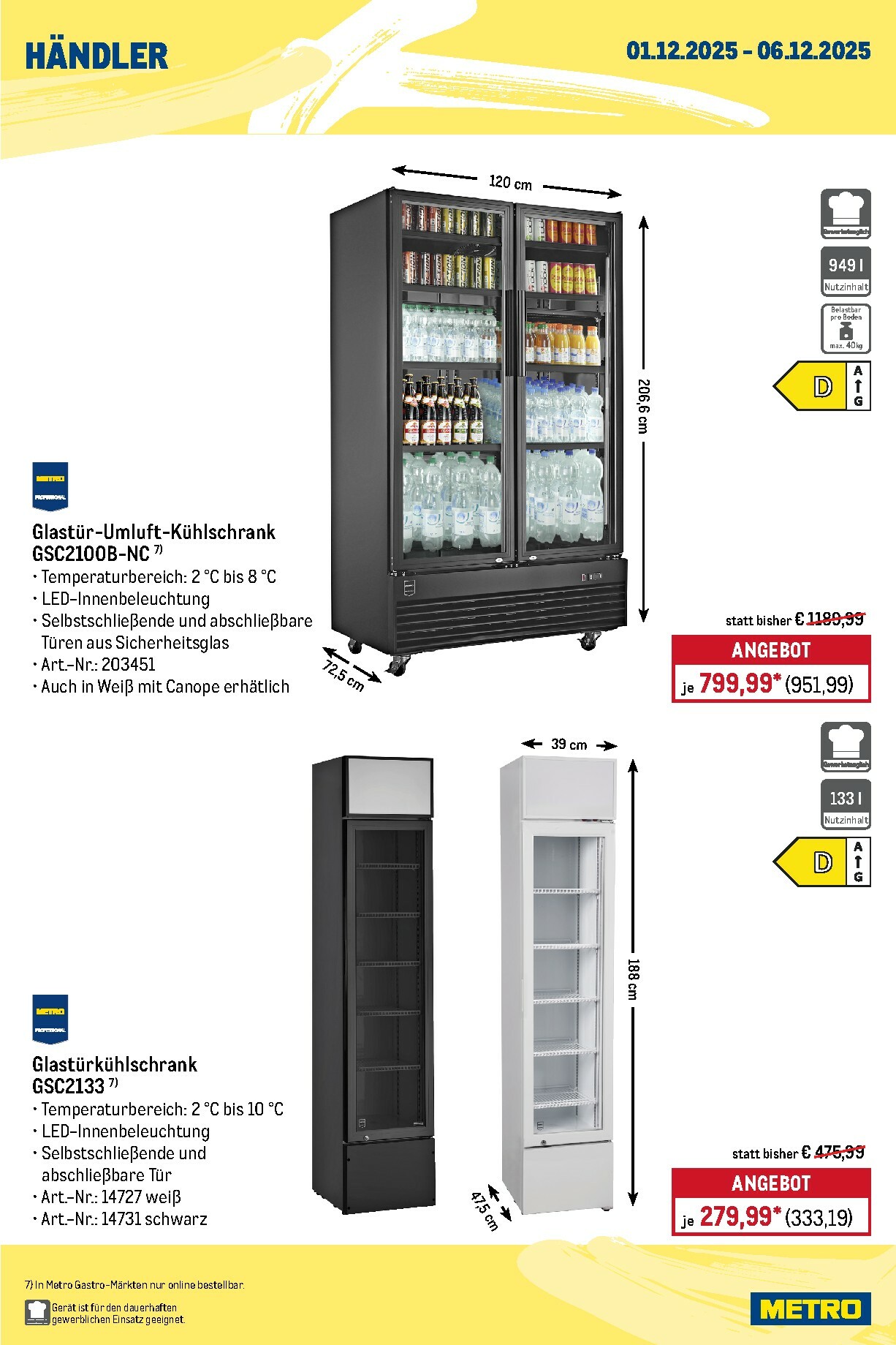metro - Metro - Wochen-Angebote Händler-Prospekt gültig vom 01.12. bis 06.12. - page: 5