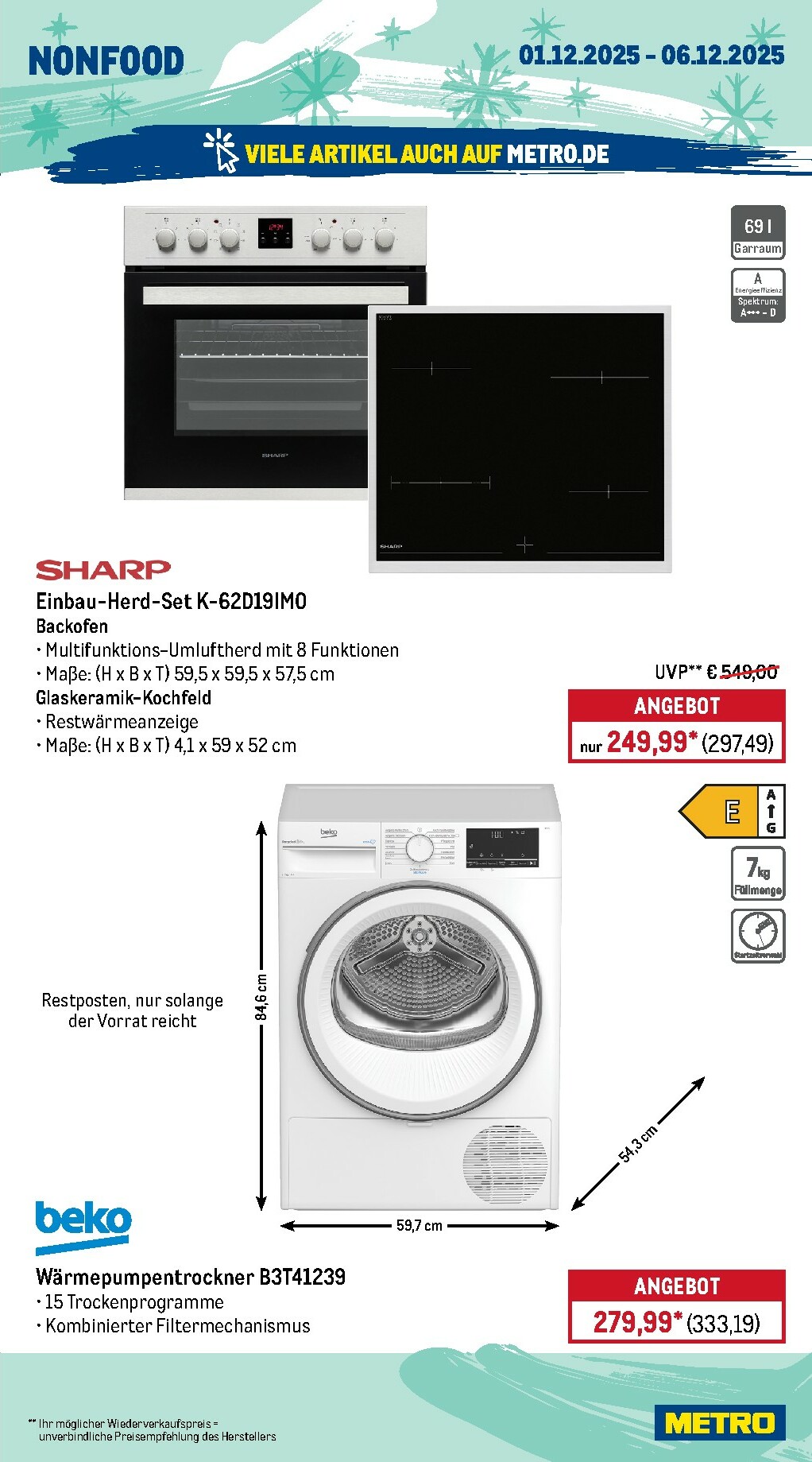 metro - Metro - Wochen-Angebote-Prospekt gültig vom 01.12. bis 06.12. - page: 19