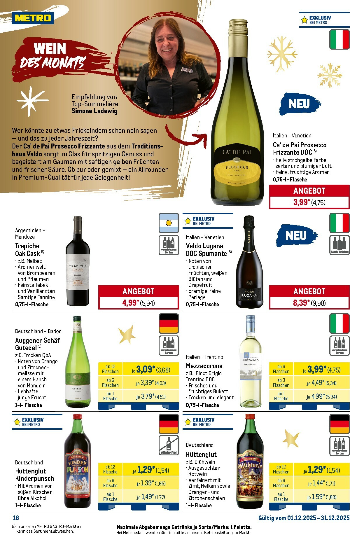 metro - Metro - Monats-Menü-Prospekt gültig vom 01.12. bis 31.12. - page: 18