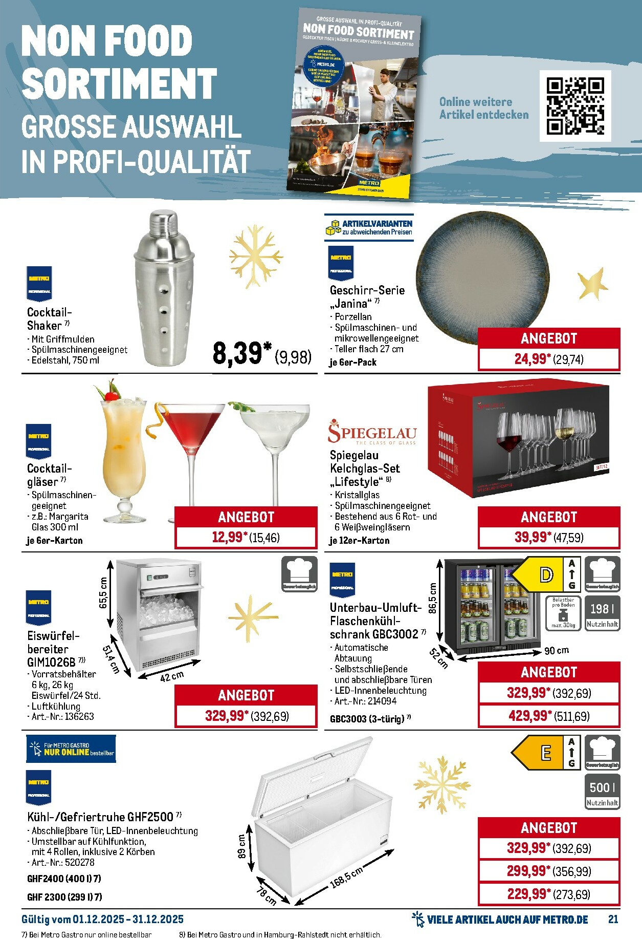 metro - Metro - Monats-Menü-Prospekt gültig vom 01.12. bis 31.12. - page: 21