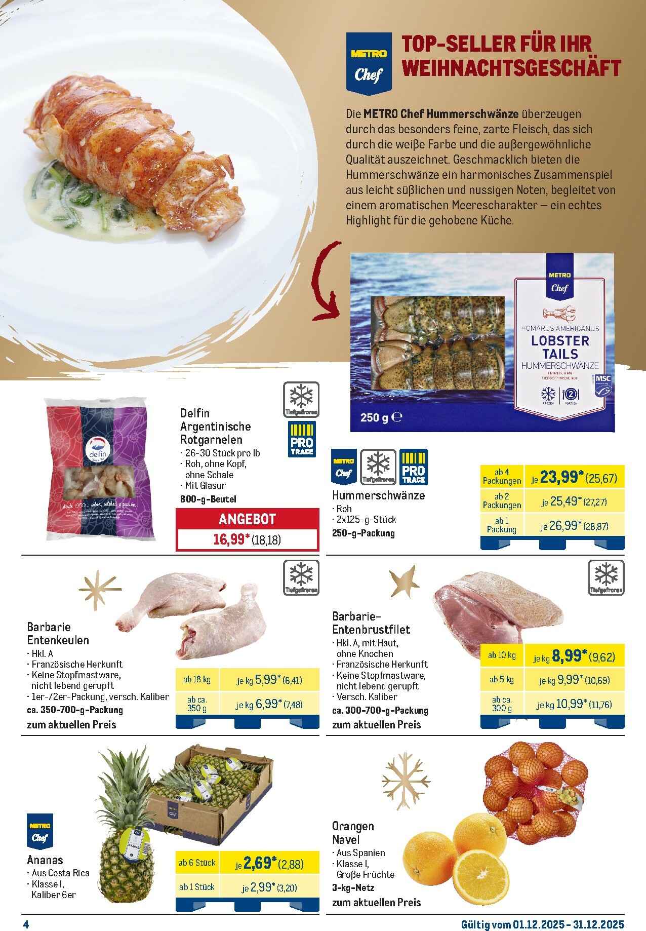 metro - Metro - Monats-Menü-Prospekt gültig vom 01.12. bis 31.12. - page: 4