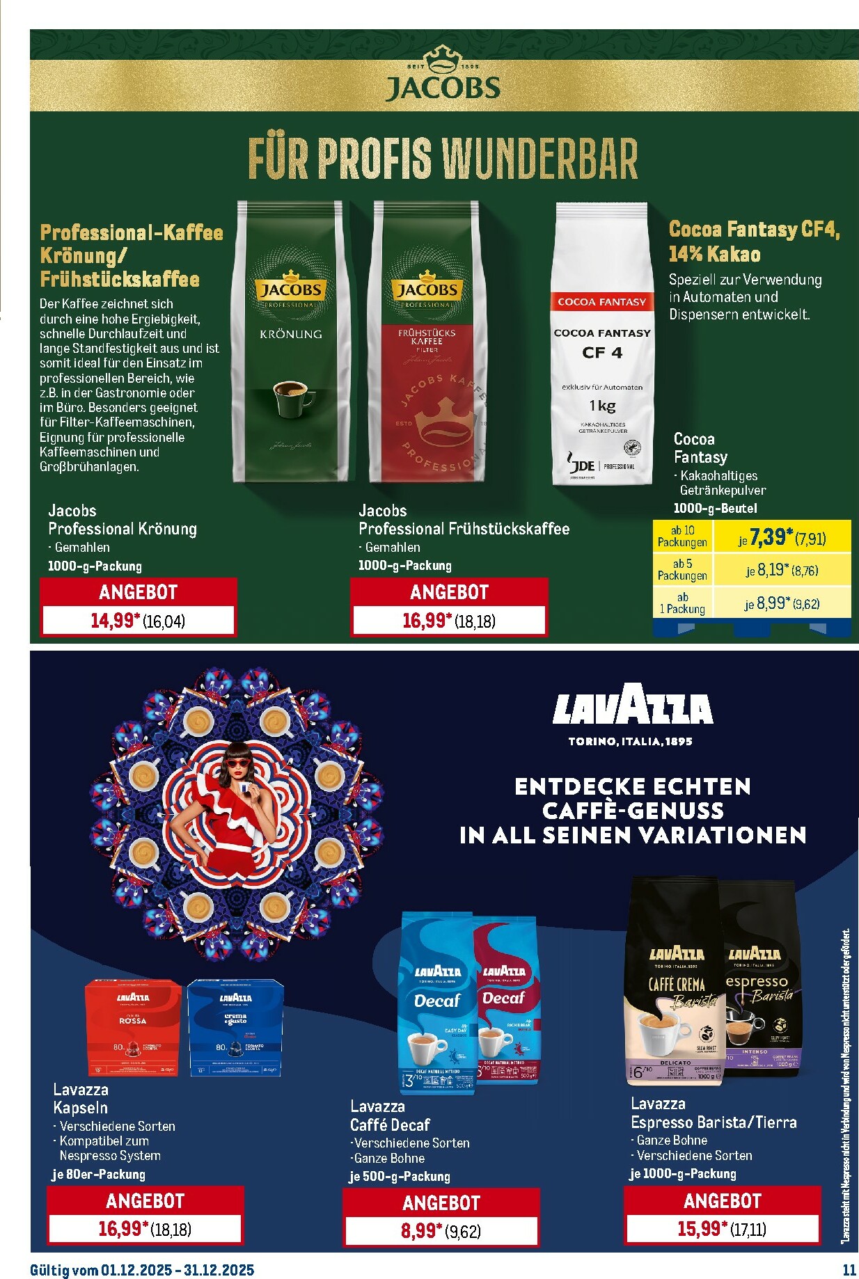 metro - Metro - Monats-Menü-Prospekt gültig vom 01.12. bis 31.12. - page: 11