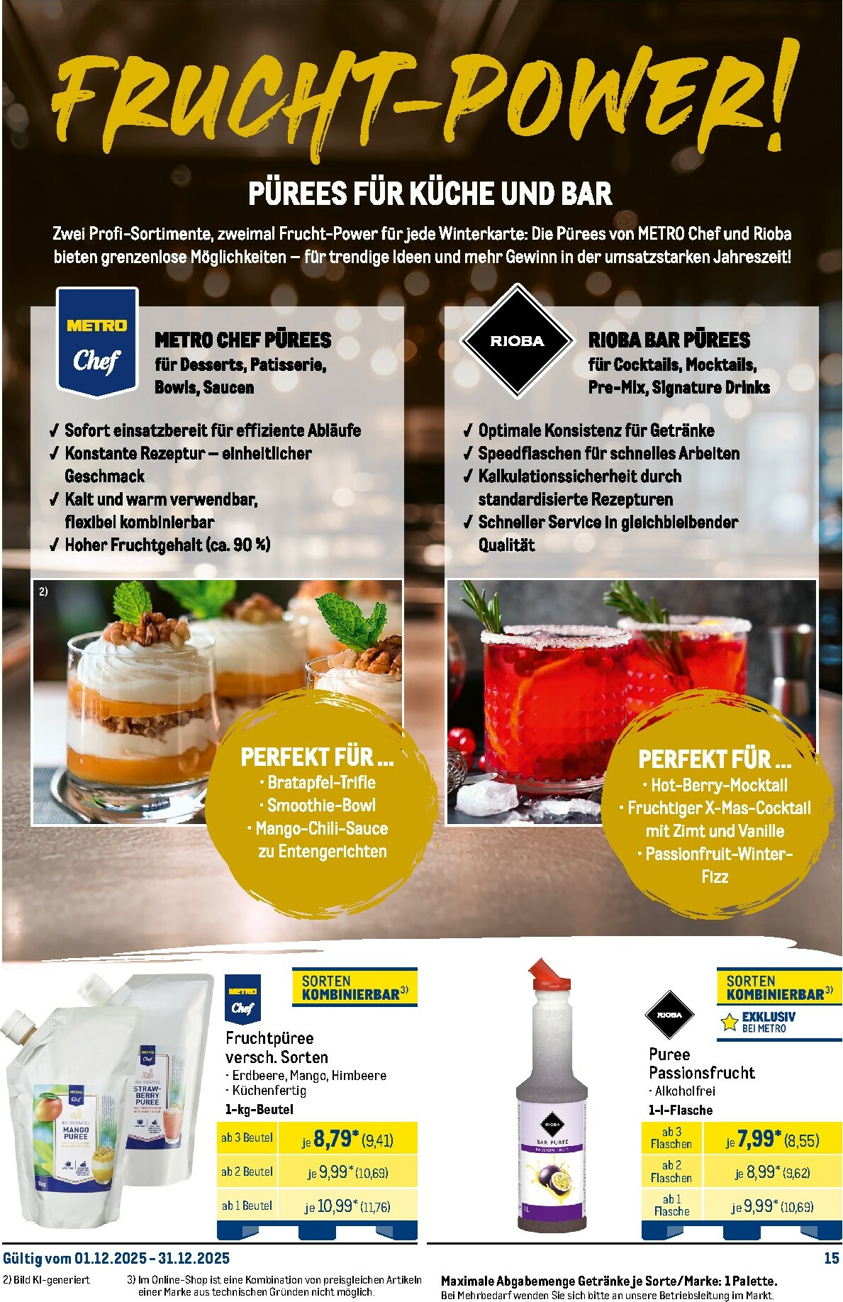 metro - Metro - Monats-Menü-Prospekt gültig vom 01.12. bis 31.12. - page: 15