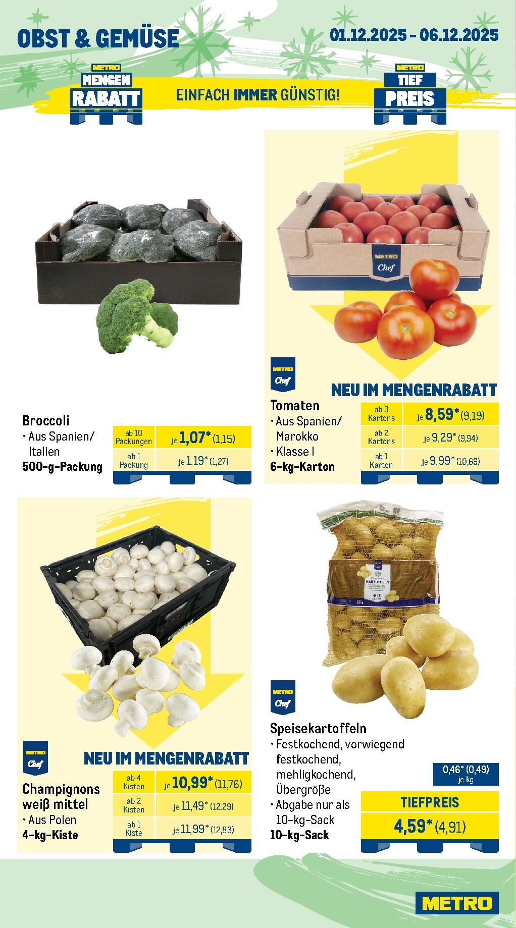 metro - Metro - Wochen-Angebote Gastro-Prospekt gültig vom 01.12. bis 06.12. - page: 8